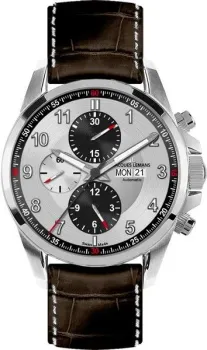 Jacques Lemans 1-1750B Uhr Herren Automatik  Edelstahl Leder ETA 7750